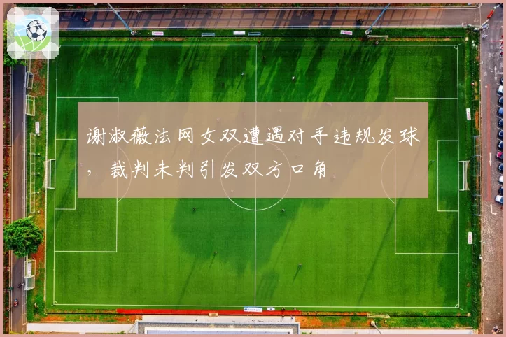 谢淑薇法网女双遭遇对手违规发球,裁判未判引发双方口角