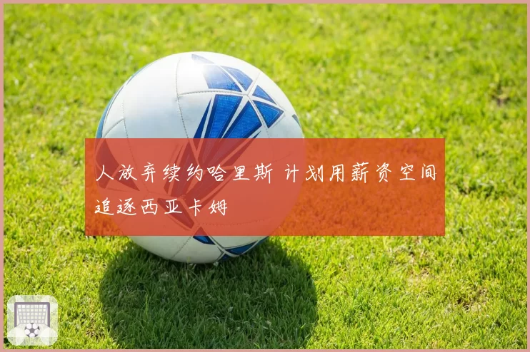 人放弃续约哈里斯 计划用薪资空间追逐西亚卡姆